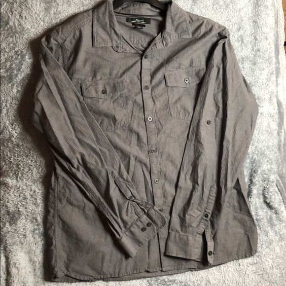 Mark Anthony Grey Button Down - Picture 1 of 3